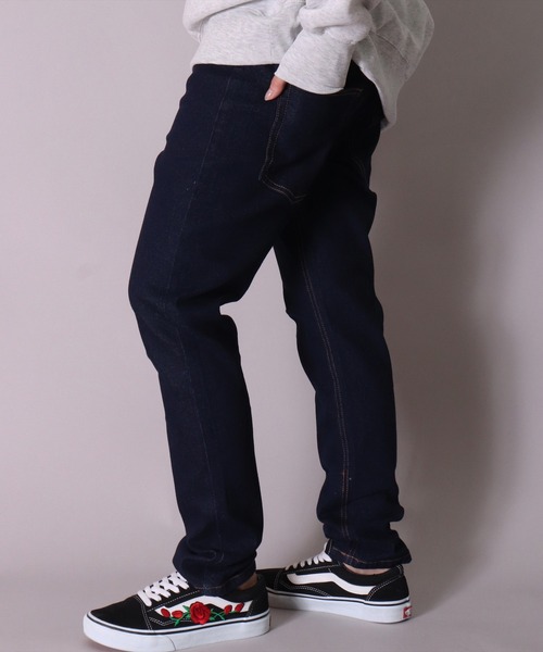 BAYBLO(ベイブロ)の「(BB)【ユニセックス】デニム サルエル パンツ(デニムパンツ・メンズ・ダークインディゴブルー/ワンウォッシュ/ライトインディゴブルー/ブラック・MEDIUM/X-LARGE/LARGE)」の6枚目の写真