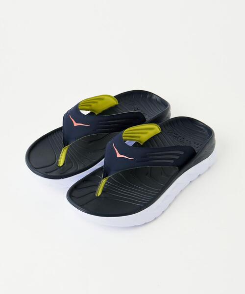 HOKA（ホカ）の「＜HOKA ONE ONE＞ ORA RECOVERY FLIP/オラ リカバリー フリップ（サンダル・メンズ・ブラック/ネイビー・9/10/8/7）」の4枚目の写真