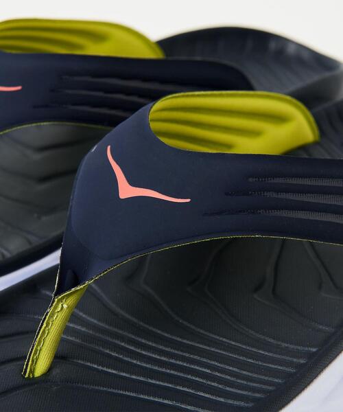 HOKA（ホカ）の「＜HOKA ONE ONE＞ ORA RECOVERY FLIP/オラ リカバリー フリップ（サンダル・メンズ・ブラック/ネイビー・9/10/8/7）」の10枚目の写真