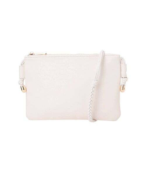 LAGUNAMOON（ラグナムーン）の「ポーチポシェット（ショルダーバッグ・レディース・ホワイト/モカ・FREE）」の13枚目の写真