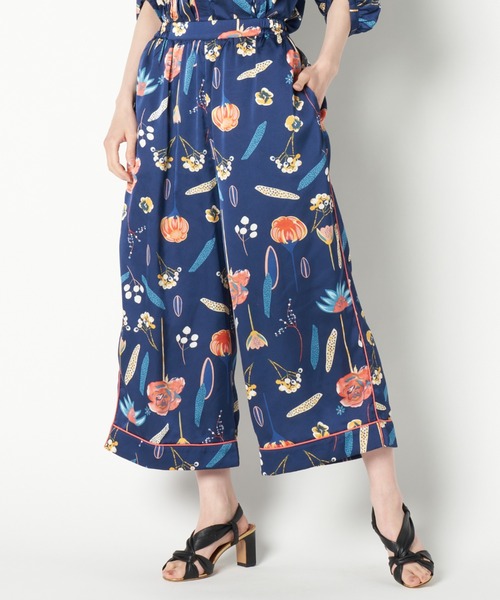 ライチ(ライチ)の「aurea/dr211-011 PT(その他パンツ・レディース・ベージュ/ネイビー・FREE)」の2枚目の写真