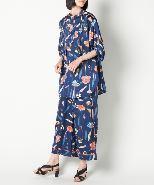 ライチ(ライチ)の「aurea/dr211-011 PT(その他パンツ・レディース・ベージュ/ネイビー・FREE)」の3枚目の写真