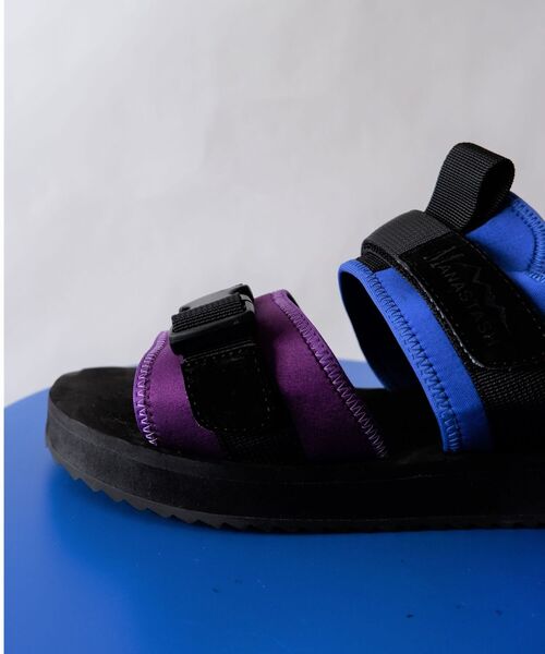 MANASTASH（マナスタッシュ）の「MANASTASH/マナスタッシュ　WS QUARZ SANDAL　 ネオプレーンサンダル（サンダル・レディース・ブラック/オリーブ/マルチ・38/36/37）」の4枚目の写真