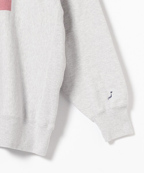 orSlow（オアスロウ）の「orSlow / R PRINT REVERSE WEAVE SUPER HEAVY WEIGHT CREW NECK SWEAT SHIRT Rプリント リバ（スウェット・メンズ・ライトグレー・2(M)）」の4枚目の写真
