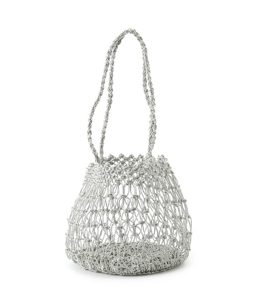 AG by aquagirl(エージーバイアクアガール)の「◆フィルムペーパーメッシュトート巾着付き(トートバッグ・レディース・オフホワイト/ライトグリーン・00)」の16枚目の写真