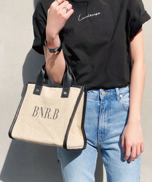 Banner Barrett（バナーバレット）の「ランドスケープTee（Tシャツ/カットソー・レディース・ホワイト系1/ブラック×ホワイト/ホワイト×グレー・38）」の11枚目の写真