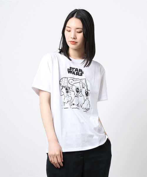 Star Wars プリント Tシャツ キャリー Tシャツ カットソー Star Wars スターウォーズ のファッション通販 Zozotown