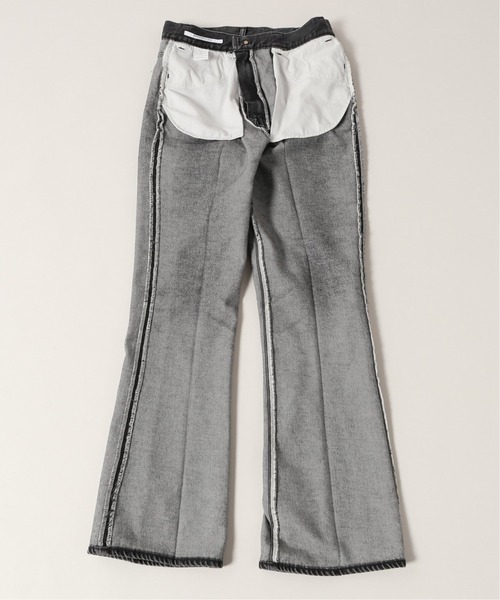 JOURNAL STANDARD（ジャーナルスタンダード）の「【TRISECT-2】 TIGHT ブーツカット ダメージデニム（デニムパンツ・メンズ・ブラック系その他/コバルトブルー・MEDIUM/LARGE/SMALL）」の14枚目の写真