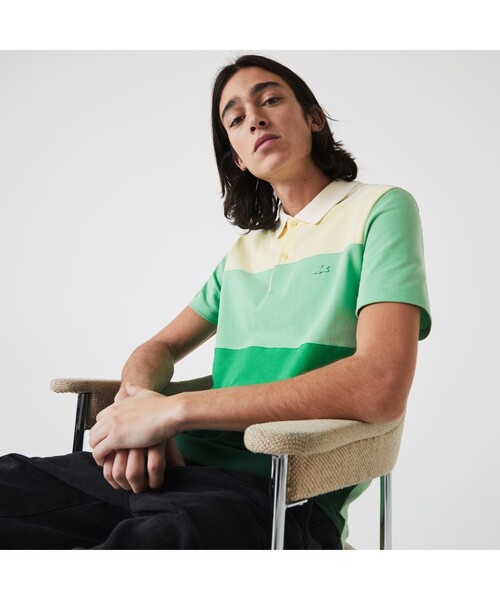 LACOSTE(ラコステ)の「フロントパネルボーダーポロシャツ(ポロシャツ・メンズ・ピンク/ブルー/グリーン・4/5/3/2)」の19枚目の写真