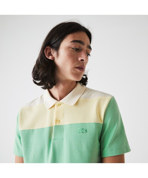 LACOSTE(ラコステ)の「フロントパネルボーダーポロシャツ(ポロシャツ・メンズ・ピンク/ブルー/グリーン・4/5/3/2)」の17枚目の写真