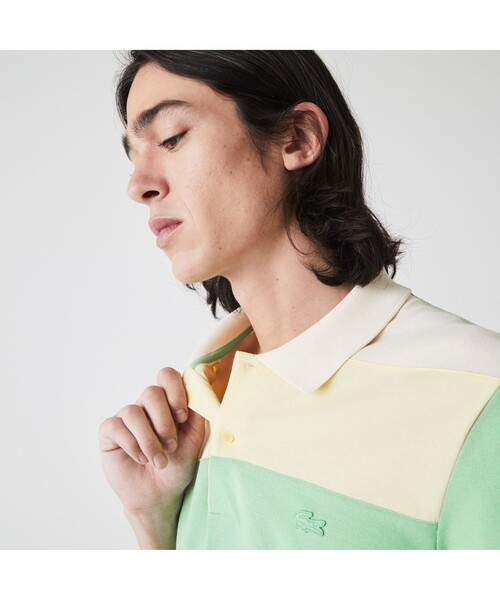 LACOSTE(ラコステ)の「フロントパネルボーダーポロシャツ(ポロシャツ・メンズ・ピンク/ブルー/グリーン・4/5/3/2)」の15枚目の写真