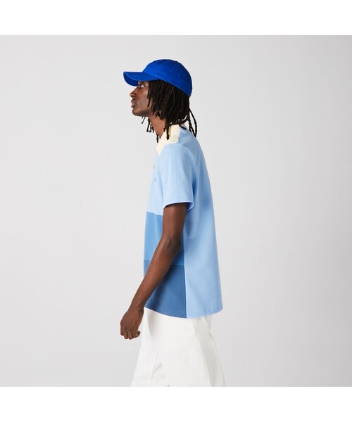 LACOSTE(ラコステ)の「フロントパネルボーダーポロシャツ(ポロシャツ・メンズ・ピンク/ブルー/グリーン・4/5/3/2)」の14枚目の写真