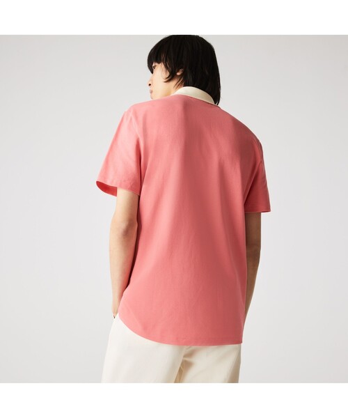 LACOSTE(ラコステ)の「フロントパネルボーダーポロシャツ(ポロシャツ・メンズ・ピンク/ブルー/グリーン・4/5/3/2)」の7枚目の写真
