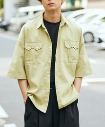 KGFR | 直営店・WEB限定 KGFR(カガフリ)OXショートスリーブシャツ/半袖シャツ/オックスフォード(シャツ/ブラウス)