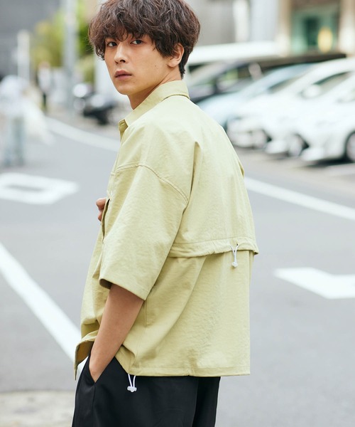 KGFR（カガフリ）の「直営店・WEB限定 KGFR(カガフリ)OXショートスリーブシャツ/半袖シャツ/オックスフォード（シャツ/ブラウス・メンズ・ライトグリーン/ライトイエロー/ライトパープル・M/XL/L）」の7枚目の写真