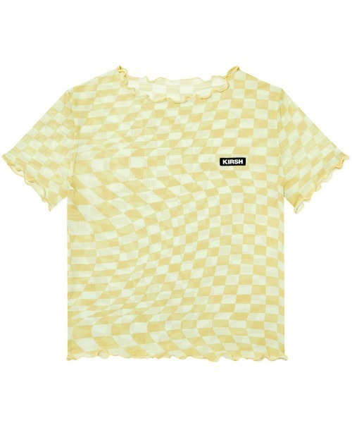KIRSH(キルシー)の「『KIRSH/キルシー』WAVE STITCH CROP T-SHIRT KH/ウエーブステッチクロップド丈 半袖Tシャツ(Tシャツ/カットソー・レディース・ブラウン/アイボリー・FREE)」の17枚目の写真