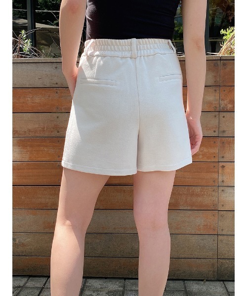 ENVYM(アンビー)の「鹿の子ショートPT(その他パンツ・レディース・ベージュ/ブラック・FREE)」の6枚目の写真
