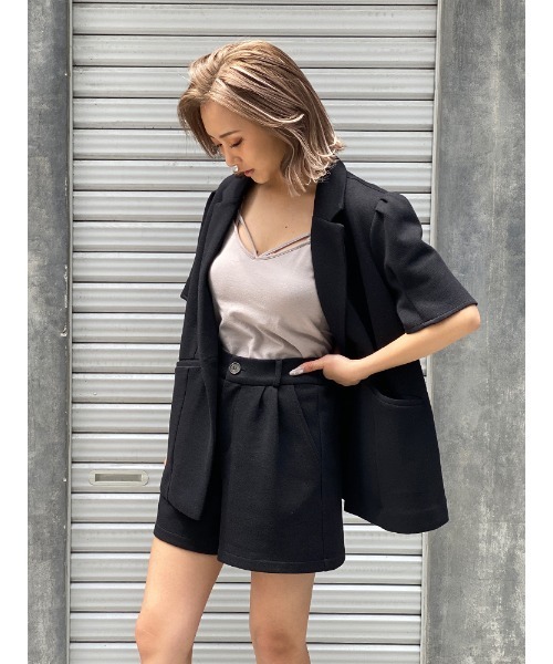 ENVYM(アンビー)の「鹿の子ショートPT(その他パンツ・レディース・ベージュ/ブラック・FREE)」の12枚目の写真