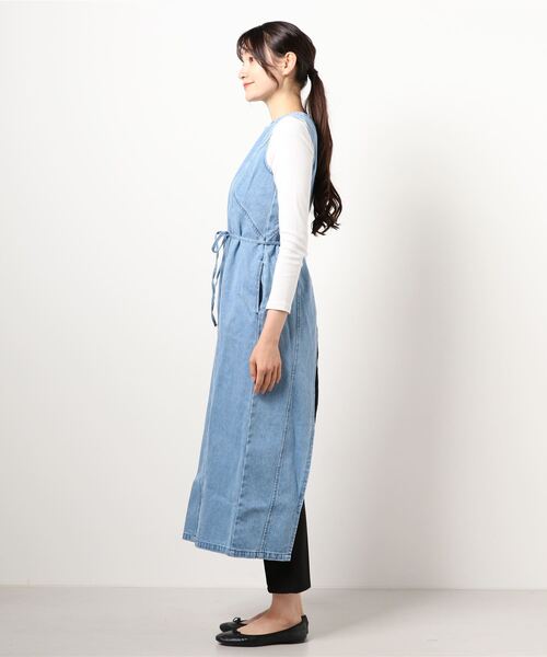 MOUSSY（マウジー）の「BACK OPEN DENIM LONG トップス（その他