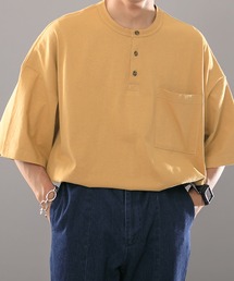 ヘンリーネックTシャツ