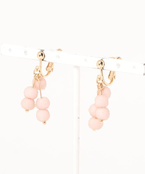 ehka sopo（エヘカソポ）の「コンペイトウイヤリング（イヤリング・レディース・イエロー/ラベンダー/グリーン・ﾌﾘ-）」の3枚目の写真