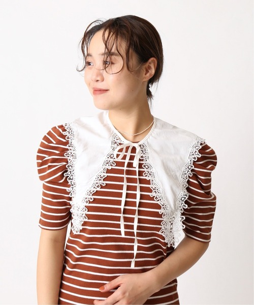 U by SPICK&SPAN(ユーバイスピックアンドスパン)の「ORIGINAL レースつけ襟◆(付け襟・レディース・ライトホワイト/オフホワイト/ホワイト×ホワイト/ホワイト系その他・FREE)」の10枚目の写真