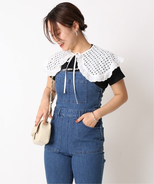 U by SPICK&SPAN(ユーバイスピックアンドスパン)の「ORIGINAL レースつけ襟◆(付け襟・レディース・ライトホワイト/オフホワイト/ホワイト×ホワイト/ホワイト系その他・FREE)」の12枚目の写真