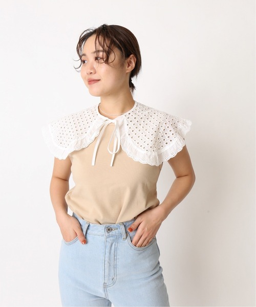 U by SPICK&SPAN(ユーバイスピックアンドスパン)の「ORIGINAL レースつけ襟◆(付け襟・レディース・ライトホワイト/オフホワイト/ホワイト×ホワイト/ホワイト系その他・FREE)」の16枚目の写真