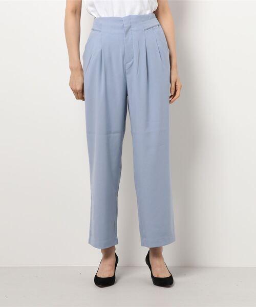 White Collection（ホワイトコレクション）の「サイドデザイン・ハイウエストカラーパンツ（その他パンツ・レディース・サックスブルー/イエロー・M/L/LL）」の13枚目の写真