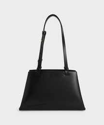 CHARLES & KEITH | ダブルハンドル トラペーズトート / Double Handle Trapeze Tote(トートバッグ)