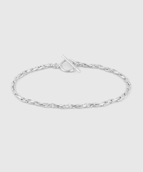 ISOLATION(アイソレーション)の「【ISOLATION / アイソレーション】silver925 Twist Chain Bracelet / ツイストチェーンブレスレット(ブレスレット・レディース・シルバー/シルバー×ゴールド・17cm/19cm/15cm/16cm)」の9枚目の写真