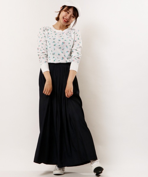 JEMORGAN(ジェーイーモーガン)の「JEMORGAN ワッフルブーケ柄クルーネックカットソー(パック入)(Tシャツ/カットソー・レディース・ホワイト/杢グレー・FREE)」の8枚目の写真