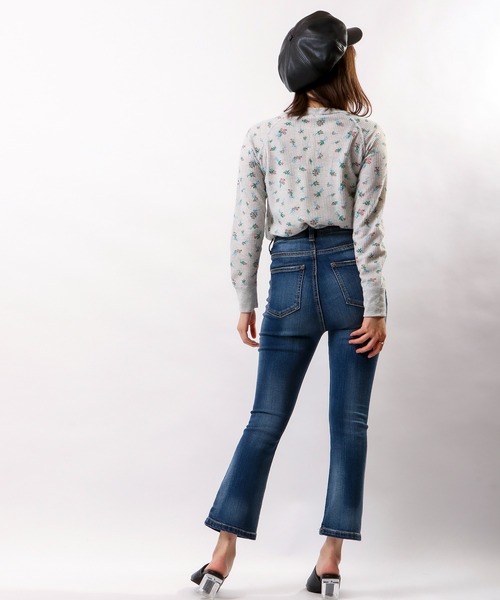 JEMORGAN(ジェーイーモーガン)の「JEMORGAN ワッフルブーケ柄クルーネックカットソー(パック入)(Tシャツ/カットソー・レディース・ホワイト/杢グレー・FREE)」の14枚目の写真