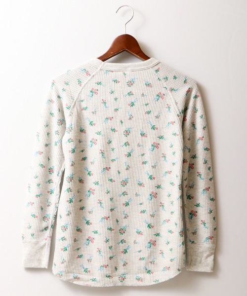 JEMORGAN(ジェーイーモーガン)の「JEMORGAN ワッフルブーケ柄クルーネックカットソー(パック入)(Tシャツ/カットソー・レディース・ホワイト/杢グレー・FREE)」の10枚目の写真