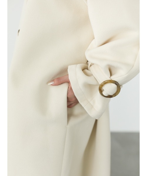 SLURR（スラ―）の「4wayステンカラーコート（ステンカラーコート・レディース・アイボリー/チョコ・FREE）」の17枚目の写真