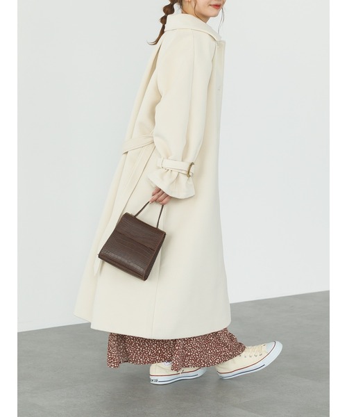 SLURR（スラ―）の「4wayステンカラーコート（ステンカラーコート・レディース・アイボリー/チョコ・FREE）」の19枚目の写真