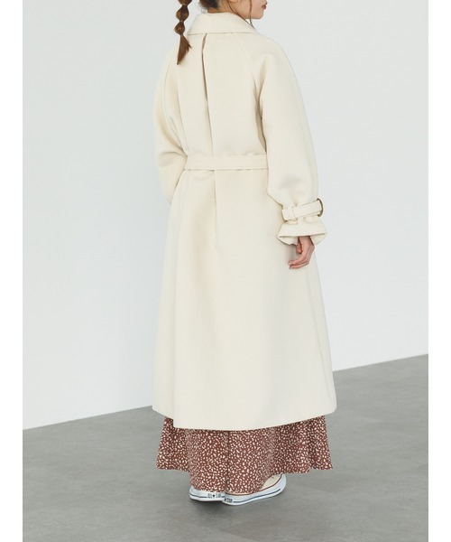 SLURR（スラ―）の「4wayステンカラーコート（ステンカラーコート・レディース・アイボリー/チョコ・FREE）」の22枚目の写真