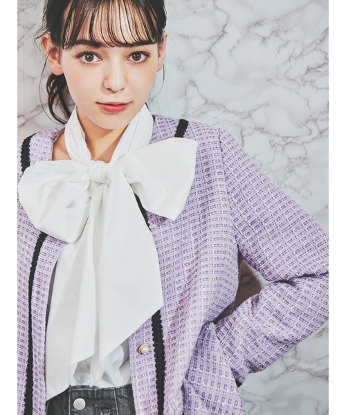 MIIA（ミーア）の「キラキラツィードジャケット（セットアップ）」 - WEAR