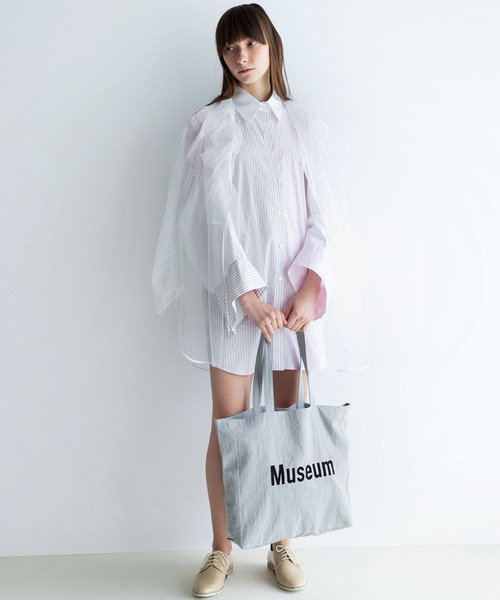 TREASURE TOPKAPI(トレジャートプカピ)の「MUSEUM プリント トートバッグ(トートバッグ・レディース・ベージュ/グレー/レッド/ダークグリーン・FREE)」の11枚目の写真