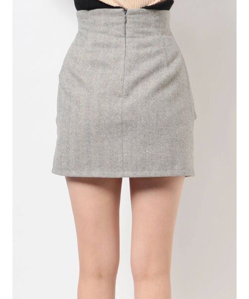 dazzlin（ダズリン）の「リボンポイントミニスカート（スカート・レディース・ブラック/ブラウン/グレー・SMALL/MEDIUM）」の16枚目の写真