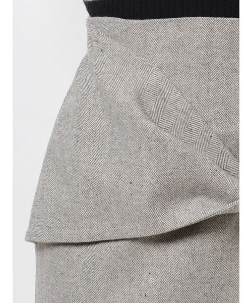 dazzlin（ダズリン）の「リボンポイントミニスカート（スカート・レディース・ブラック/ブラウン/グレー・SMALL/MEDIUM）」の17枚目の写真