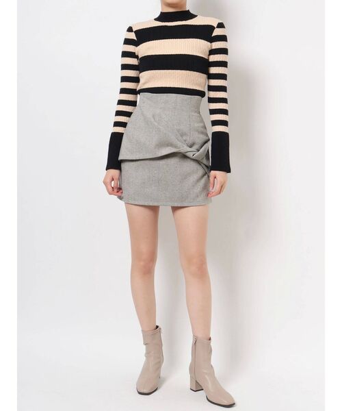 dazzlin（ダズリン）の「リボンポイントミニスカート（スカート・レディース・ブラック/ブラウン/グレー・SMALL/MEDIUM）」の20枚目の写真