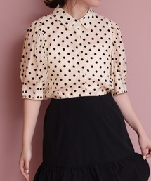 one after another NICE CLAUP | シアードット衿ブラウス(シャツ/ブラウス)