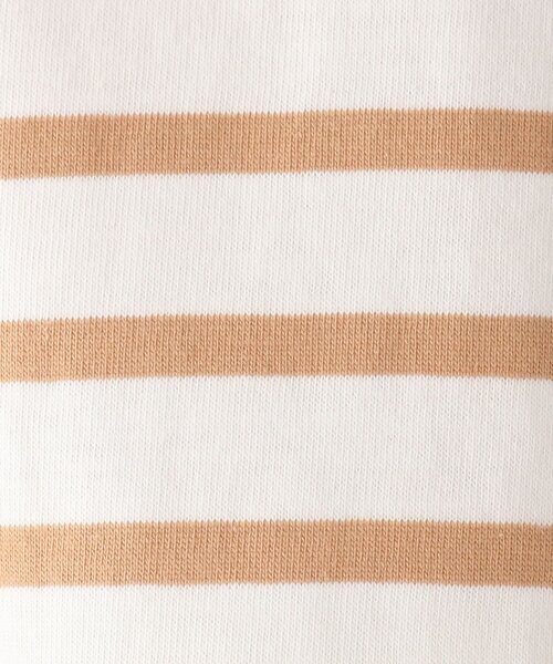 SHOO・LA・RUE(シューラルー)の「◆【SHOO ICE/USAコットン】フレンチスリーブボーダーTシャツ(Tシャツ/カットソー・レディース・チャコール/ライトグレー系4/ダークブラウン系4/キャメル・03/02/04)」の9枚目の写真