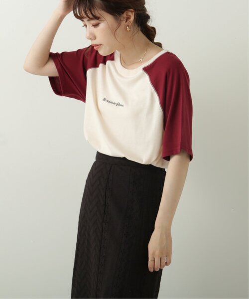 セール 配色ラグランtシャツ Tシャツ カットソー Ray Cassin レイカズン のファッション通販 Zozotown