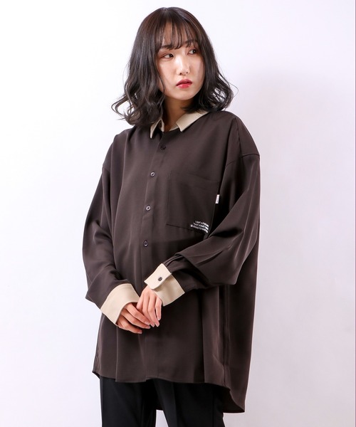 Limited Line Naive Magic（リミテッドラインナイーブマジック）の「ナチュラルストレッチ バックCAR 刺繍シャツ（シャツ/ブラウス・メンズ・ベージュ/ブラウン/ブルー/マルチ/ワイン・M/L）」の20枚目の写真