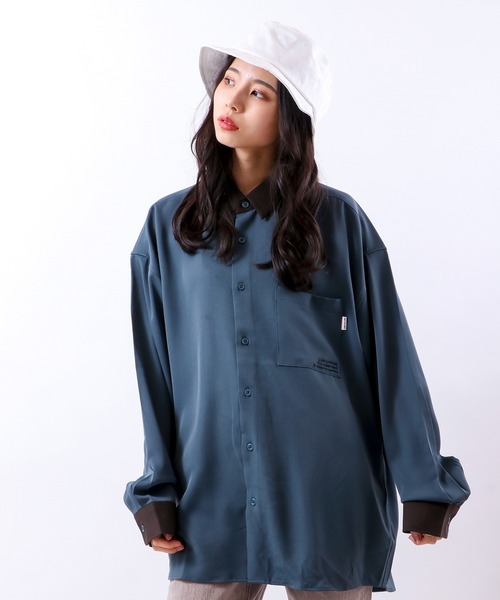 Limited Line Naive Magic（リミテッドラインナイーブマジック）の「ナチュラルストレッチ バックCAR 刺繍シャツ（シャツ/ブラウス・メンズ・ベージュ/ブラウン/ブルー/マルチ/ワイン・M/L）」の8枚目の写真