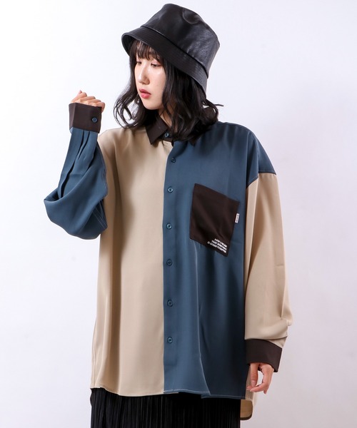 Limited Line Naive Magic（リミテッドラインナイーブマジック）の「ナチュラルストレッチ バックCAR 刺繍シャツ（シャツ/ブラウス・メンズ・ベージュ/ブラウン/ブルー/マルチ/ワイン・M/L）」の19枚目の写真