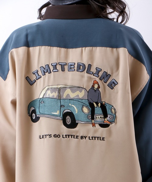 Limited Line Naive Magic（リミテッドラインナイーブマジック）の「ナチュラルストレッチ バックCAR 刺繍シャツ（シャツ/ブラウス・メンズ・ベージュ/ブラウン/ブルー/マルチ/ワイン・M/L）」の15枚目の写真