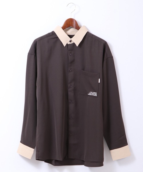 Limited Line Naive Magic（リミテッドラインナイーブマジック）の「ナチュラルストレッチ バックCAR 刺繍シャツ（シャツ/ブラウス・メンズ・ベージュ/ブラウン/ブルー/マルチ/ワイン・M/L）」の6枚目の写真